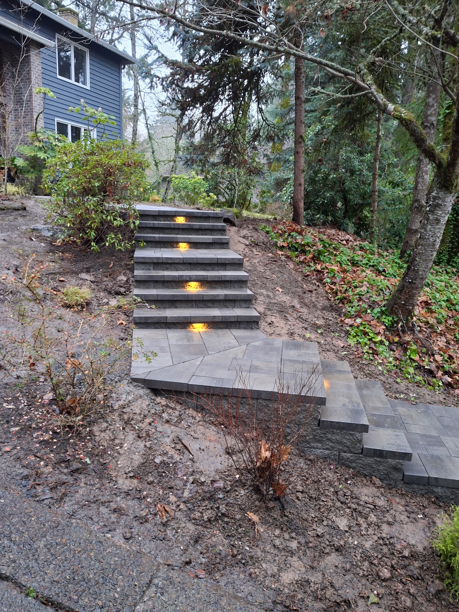 Boulder & Rock Retaining Walls in the Portland, OR area