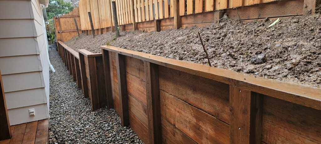 Timber & Garden Walls — Retaining Walls project in Portland, OR